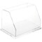 Plymor Clear Acrylic Slanted Front Display Case, 6" W x 4" D x 4" H